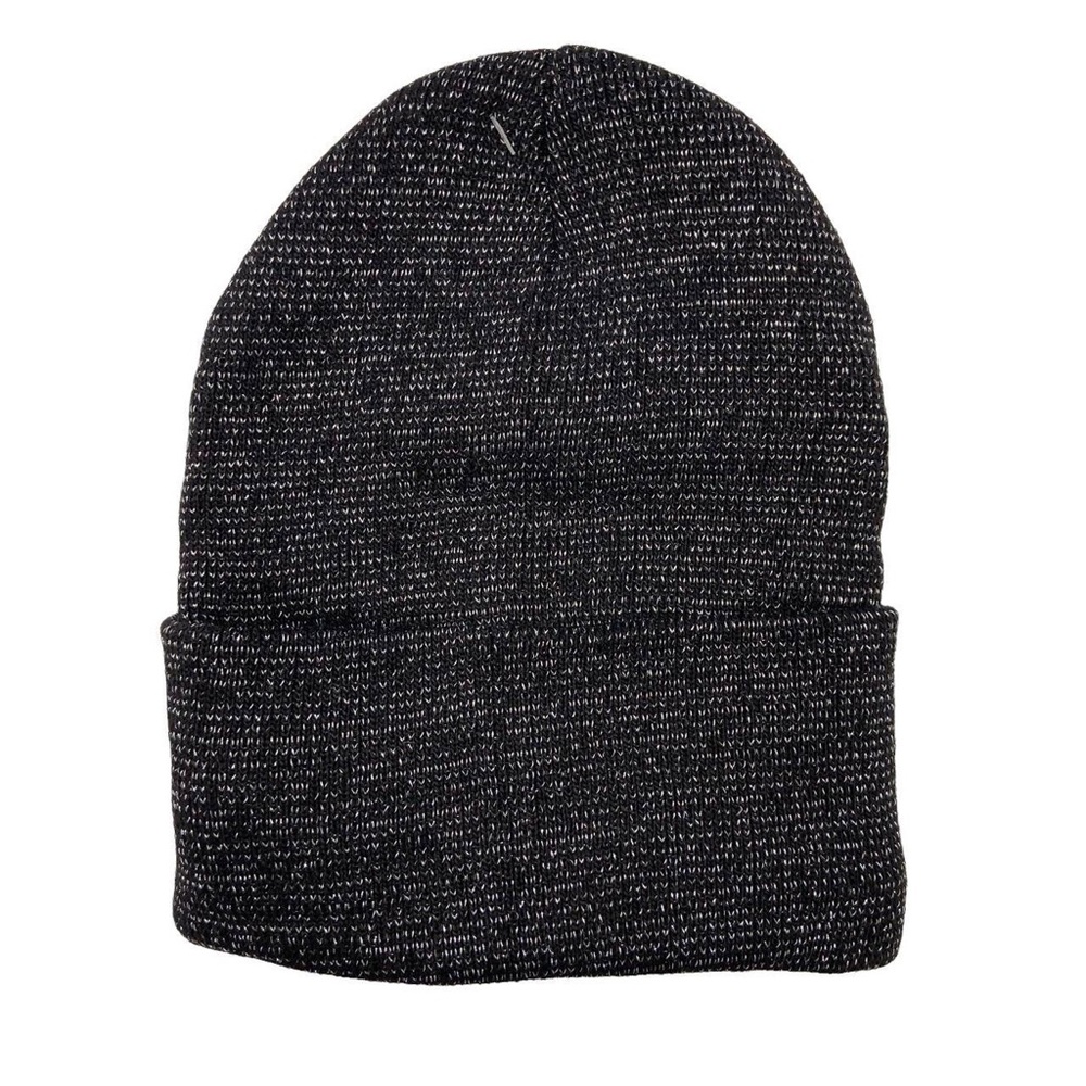 Shiny Black Beanie